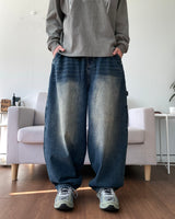 カーペンターパッチデニムパンツ
