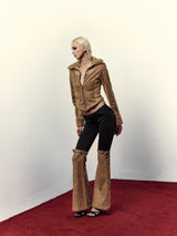 WOMEN - VEGARA - FAUX LEATHER JACKET