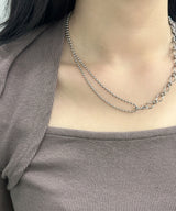 half&half twoway necklace