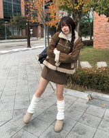 [Belt Set] Ropan Wool Mini Belt Skirt