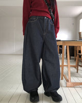 Curse Stitch Pocket Non-Fade Denim Pants