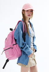 OCYN BASIC EMB BACK PACK_PINK