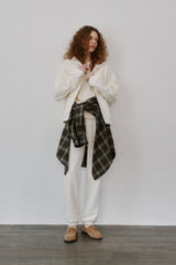 Snow Hood Zip-up (Ivory)
