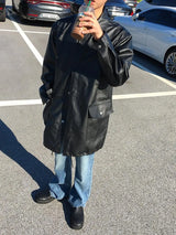 ASCLO Marco Leather Car Coat