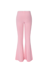 ストライプブーツカットパンツ レッド
