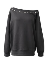 city eyelet off-shoulder mtm (fleece-lined / 4color)
