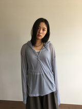 シルクフーディー + ナシ (4color)