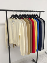 All Day Viscose Round Neck Cardigan
