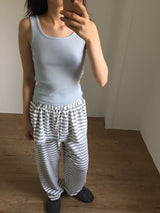 Frill Stripe Pants (2color)