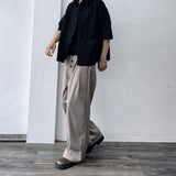 Fog Grey Volume Pants