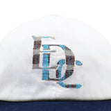 XTA090 Check Graphic Cotton Ball Cap (WHITE)