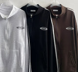 Bader Two Way Track Line High Neck Zip-Up