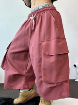 BIG BIG POCKET OVER BERMUDA 🤎🤍❤🖤5COLOR