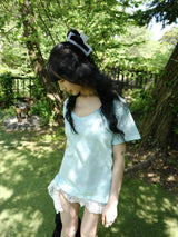 Vネック クリーン Tシャツ