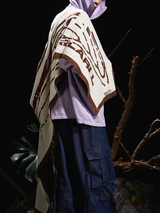 24AW バタフライスケールウィングスウールスカーフ