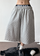 Toyd Blue Number Star Patch Tattoo Bermuda Shorts 2color