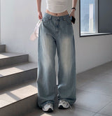 [Repub products] Fall-in Wide Denim Pants
