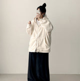 Ronff Embroidery Fleece To Way Hooded Zip-Up