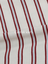 Lower stripe long sleeves 3color