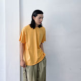 Sunlit Orange Relaxed Tee