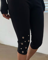 Funky Eyelet Capri Pants (2C)