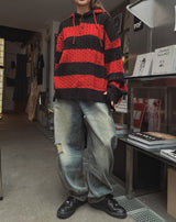 Tinta brush damage balloon denim pants