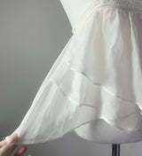 ining strap frill top (ivory)