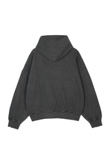 'Poser' Garments Hoodie, Charcoal