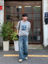 MR Dat long wide Denim