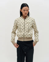 Dot Graphic Windbreaker _ GREY