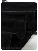 London black denim casual zip-up jacket