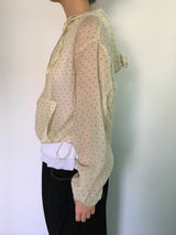 Frill Hoodie Dot Jumper (3color)