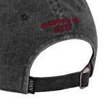 24FW サイドシンボルポイントピグメントウォッシングボールキャップ ブラック
