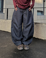ブリーカーブドローデニムパンツ