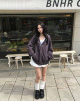 White frill cancan shorts
