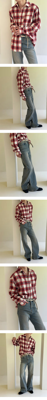 [F/W] Tail check overfit shirts (2color)