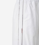 Newalrin エンブレムナイロンワイドパンツ