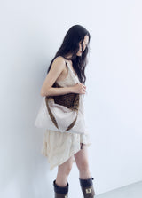 cobaltiny suede bag (beige)