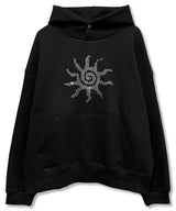 Crystal Sun Hotfix Hoodie_Black