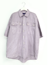 (UNISEX)ラベンダーブリーズボックスシャツ(4colors)