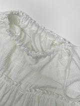 Shiny Flare Midi Skirt