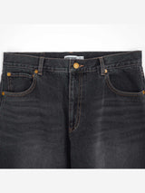オーセンティックルーズストレートジーンズ (BLACK)