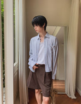 ピアリネンハーフパンツ