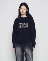 26SS WOMAN タイピングプロフィールスウェットシャツ