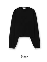 メッドクロップブラッシュロングスリーブ