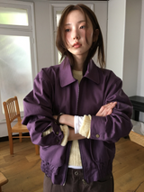 Cinched Button Blouson (2coolor)