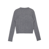 ESSENTIAL CABLE CARDIGAN (4 COLORS)