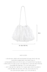 レースストラップバッグ (white)