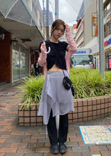 ベールラップスカート