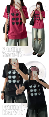 Mori Heart Short Sleeve Tee